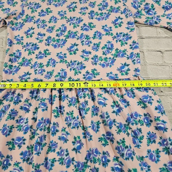 BUCK & BUCK Dress Modest Farm Button Snap Country Long USA MADE VINTAGE SZ SMALL - Picture 4 of 10